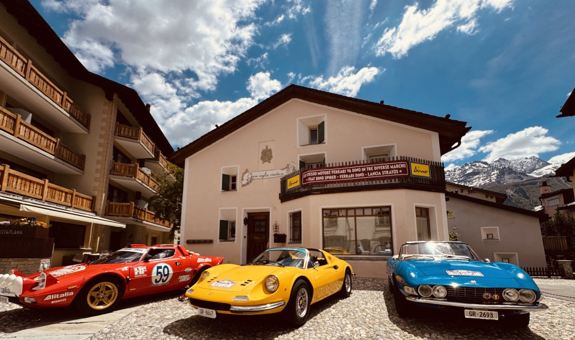 Lancia Stratos, Ferrari Dino, Fiat Dino